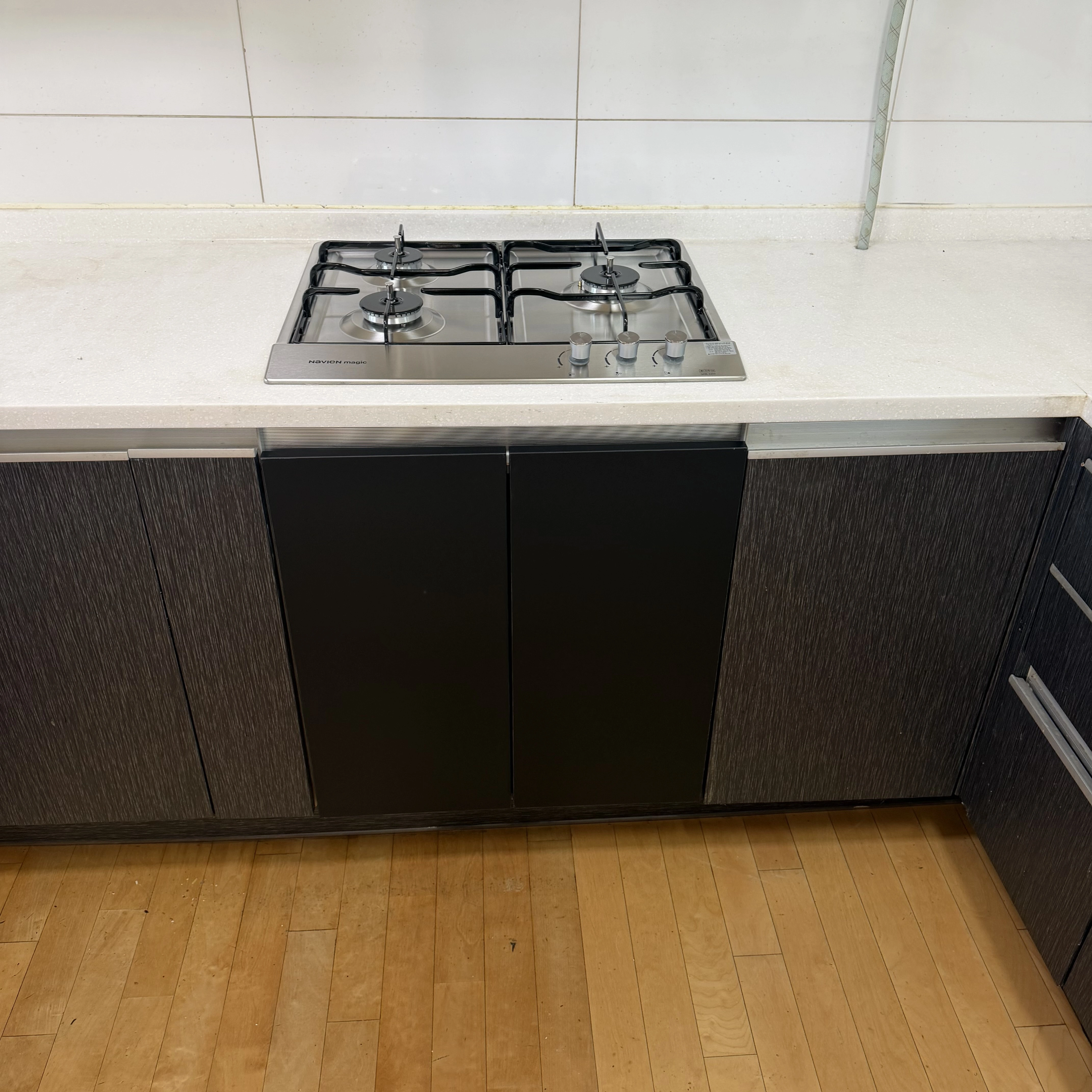 가스오븐레인지철거 전 주방 상태 1