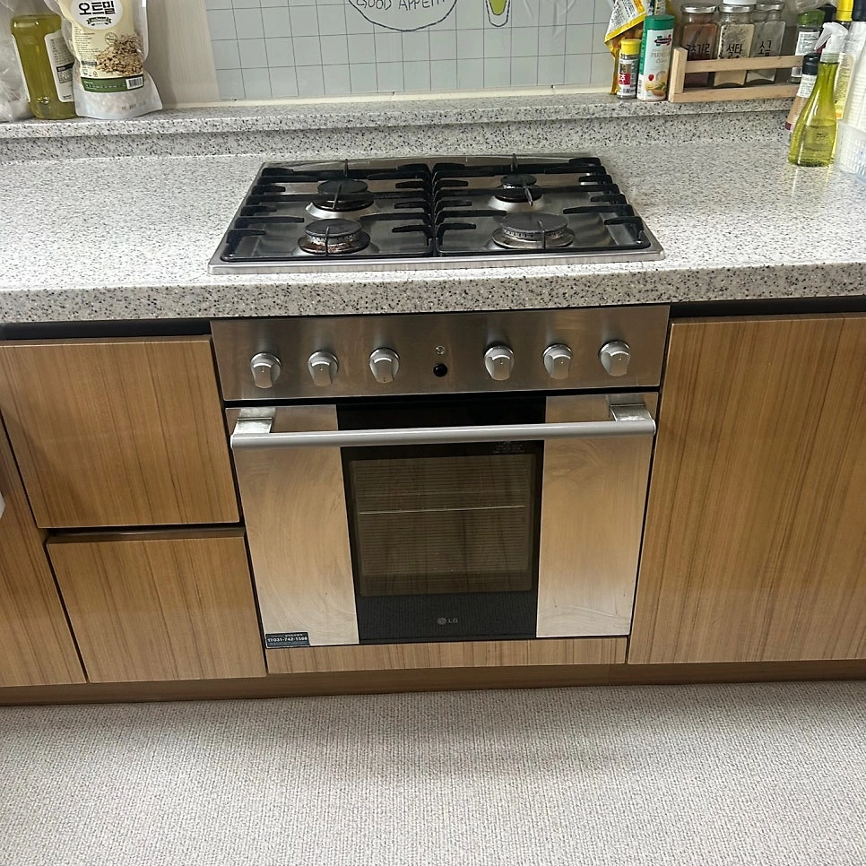 가스오븐레인지철거 작업 현장 3